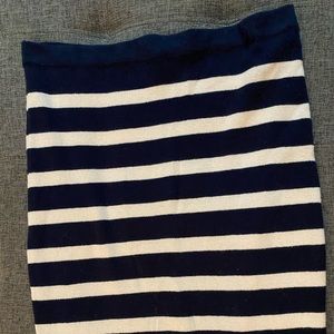 Sanctuary Navy/White Stripe skirt. Size S
